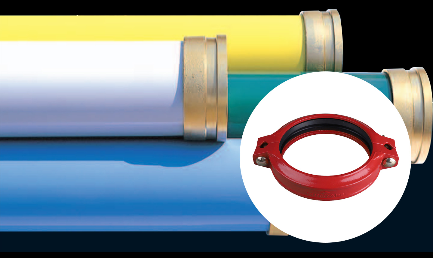 Shoulder platform collar pipe clamp series